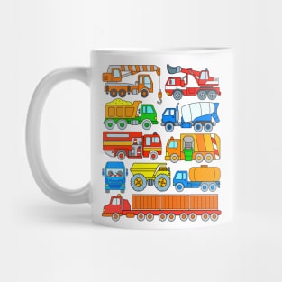 Trucks and Heavy Vehicles for Kids Mug